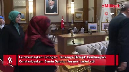 Tanzanya Cumhurbaşkanı Samia Suluhu Hassan Ankara'da