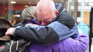 Touching moment brother and sister are reunited after 45 years