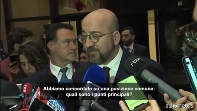 Medio Oriente, Michel: sanzioni a Iran su droni e missili