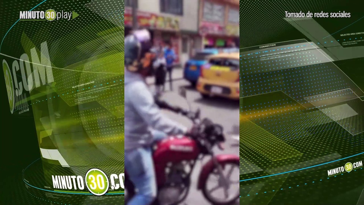 Pelea entre conductores en Bogotá pareja que ib...