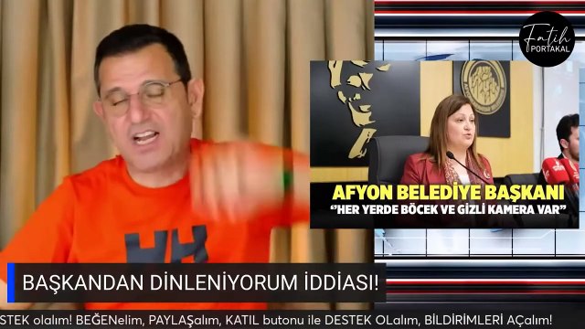 AKP’DEN DEVRALDIĞI BELEDİYE BAŞKANI DİNLENİYORUM DEDİ! HERYERDE KAMERA VAR!