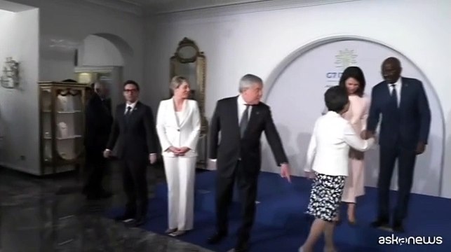 G7 Esteri, la foto di famiglia dei delegati al vertice di Capri