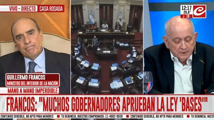 Francos, sobre las prepagas: "el Estado tiene la obligación de controlar que no haya defasajes"