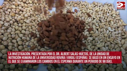 Dietas ricas en frutos secos producen más esperma