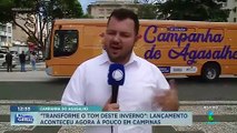 Campanha do Agasalho 2024: ônibus no Largo do Rosário recebe doações