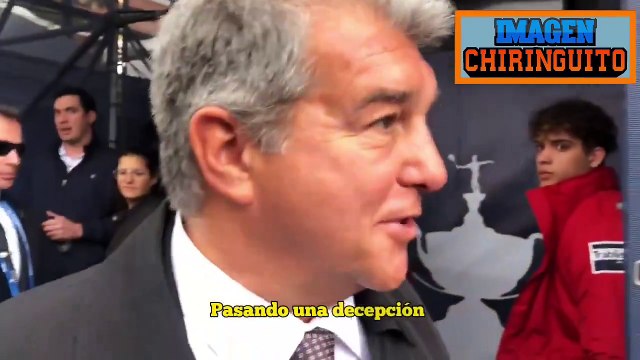 ¡Joan Laporta muestra su decepción por la eliminación del Barcelona en Champions League!