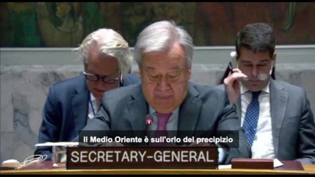 Onu: Medio Oriente sul precipizio, serve massima moderazione