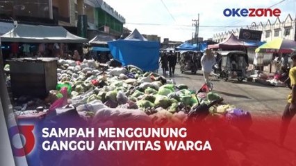 Descargar video: Usai Lebaran, Sampah Menggunung di Ruas Jalan dan Pasar Tradisonal Polewali Mandar