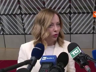 Meloni: "Draghi ai vertici dell'Ue? Contenta che si parli di un italiano, ma troppa filosofia"