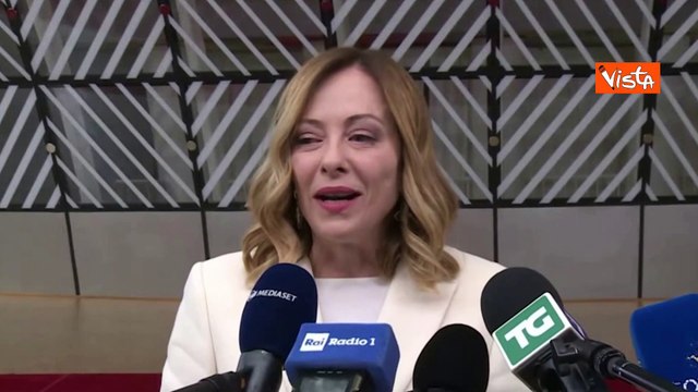 Meloni: Draghi? Decideranno gli elettori, ma il vero tema e cambiare l'Unione Europea