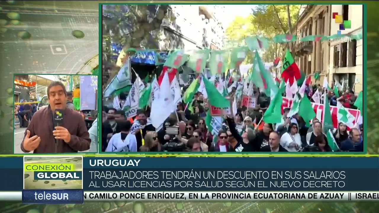 Empleados públicos uruguayos se movilizan