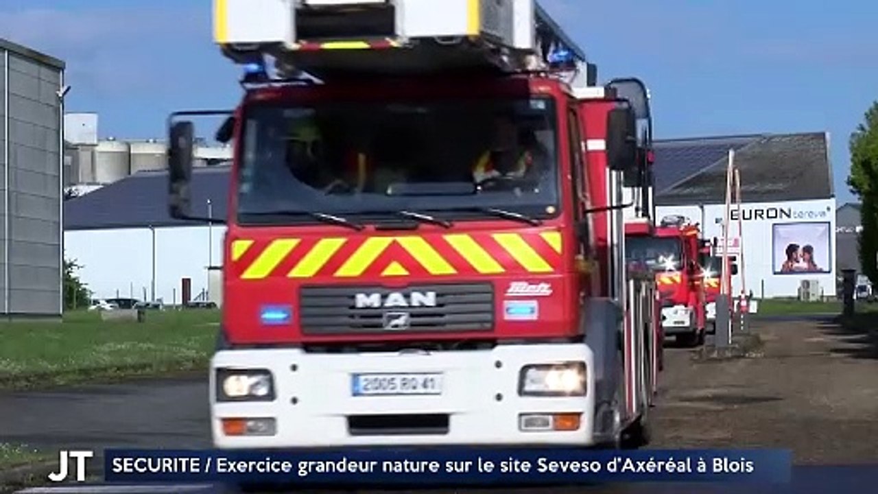 SÉCURITÉ / Exercice grandeur nature sur le site Seveso d'Axéréal à Blois