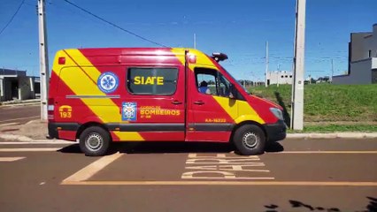 Siate é mobilizado após mulher cair de bicicleta no Tropical III