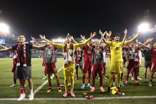 المنتخب القطري يفوز على نظيره المنتخب الأردني ويتأهل إلى ربع نهائي كأس آسيا تحت 23 عاماً