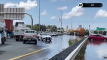 Las lluvias torrenciales provocan inundaciones en Dubái