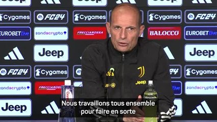 Juventus - Allegri fixe les objectifs de la fin de saison