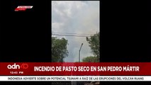 ¡Última Hora! Otro incendio en el mismo lugar, bomberos sofocan incendio en San Pedro Mártir