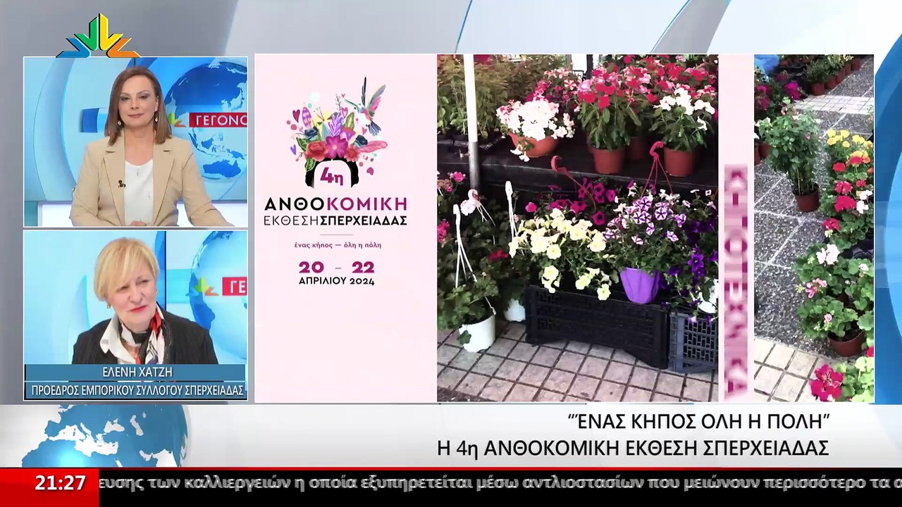 Η Πρόεδρος Εμπορικού Συλλόγου Σπερχειάδας, Ελέν...