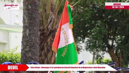 Côte d’Ivoire: Hommage à l’ex-président du Conseil Supérieur de la Magistrature, Koné Mamadou