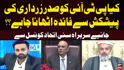 kiya PTI Ko President Zardari ki offer say Faidah Uthana Chahiye? Sahibzada hamid raza's Statement