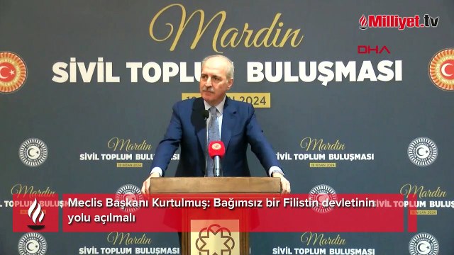 Meclis Başkanı Kurtulmuş: Bağımsız bir Filistin devletinin yolu açılmalı