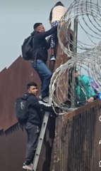 Captan momento en el que realizan cruce ilegal en Avenida Internacional