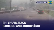 Chuva intensa alaga parte do Anel Rodoviário