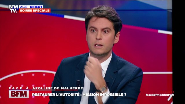 Gabriel Attal: Pour reconnaître qu'un parent se soustrait à son obligation parentale, il faut un manquement grave. Je souhaite que l'on puisse retenir des manquements légers répétés