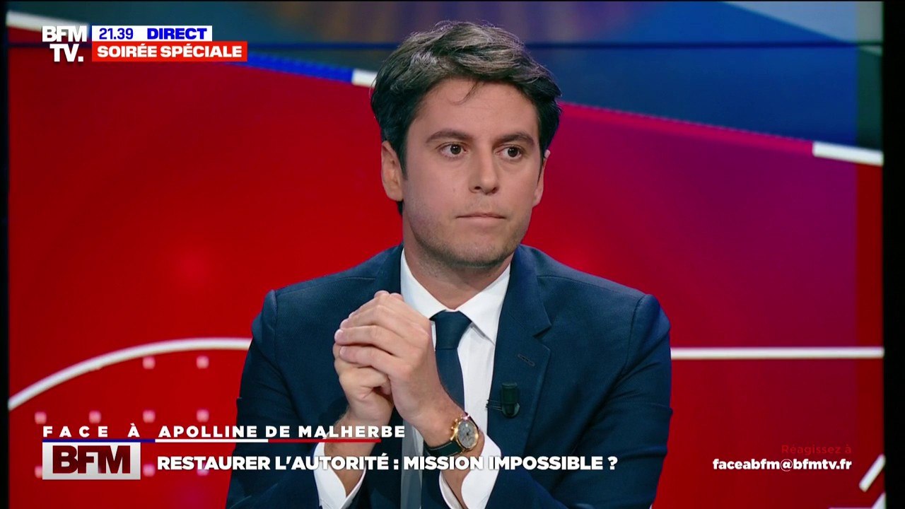 Éducation nationale: Gabriel Attal annonce un "contrat" qui "rentrera en vigueur à la rentrée prochaine" entre les établissements scolaires et les familles