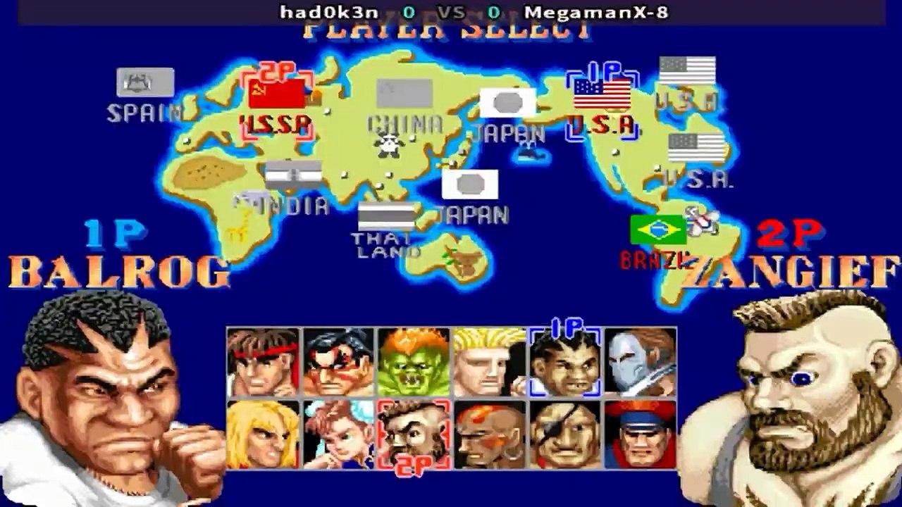 Street Fighter II'_ Champion Edition - had0k3n vs MegamanX-8