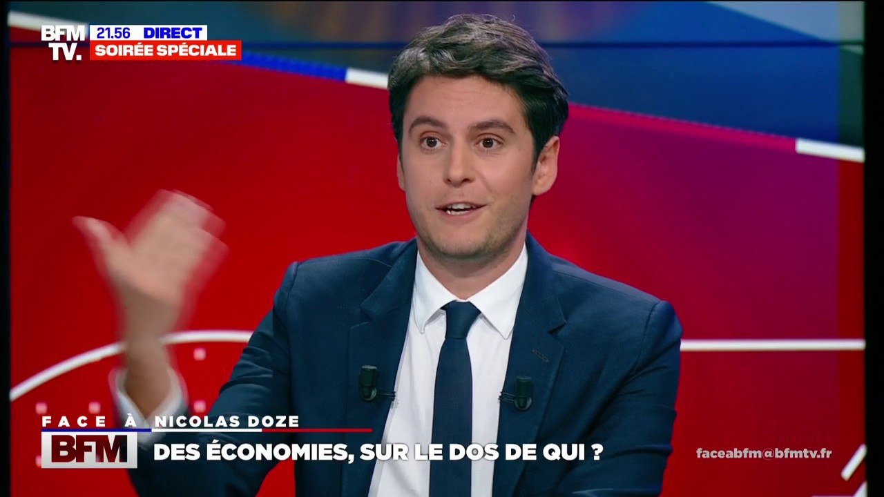 Suppression de la prime sur les contrats de professionnalisation: "On sort d'un dispositif lié au quoi qu'il en coûte" affirme Gabriel Attal