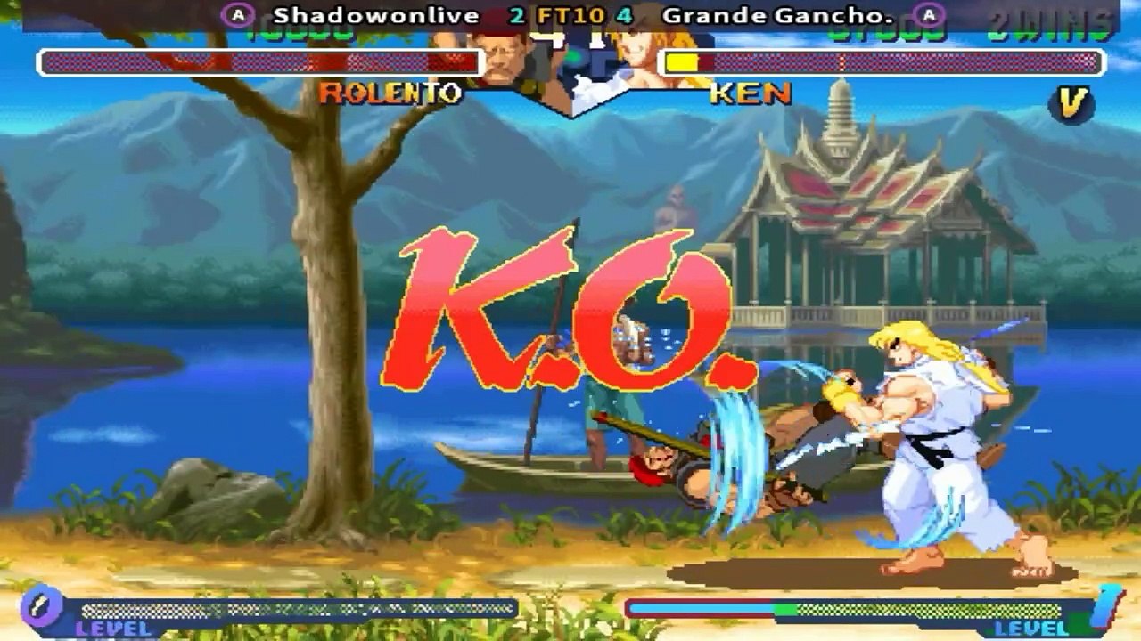 Street Fighter Alpha 2 - Shadowonlive vs Grande Gancho. FT10