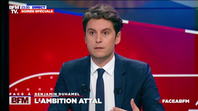 Gabriel Attal: Ces élections européennes, c'est pour moi les plus importantes, depuis que les élections européennes existent