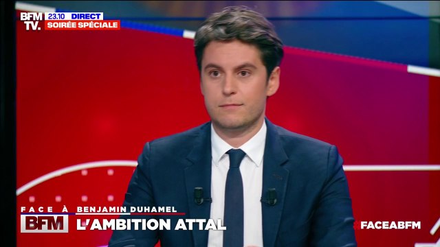 Présidentielle de 2027: Je suis celui qui en parle le moins affirme Gabriel Attal