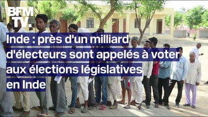 Tải video: Inde: près d'un milliard d'électeurs sont appelés à voter aux élections législatives