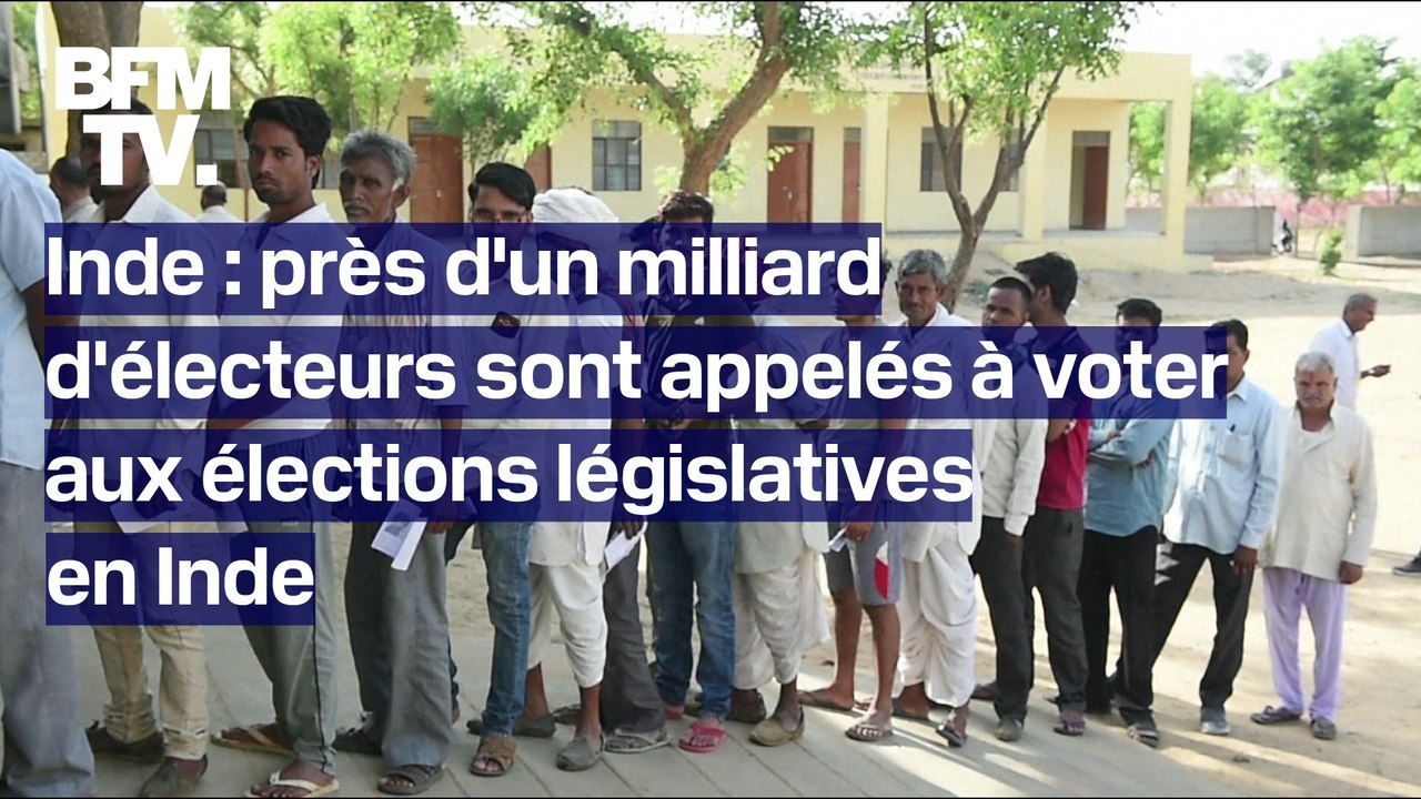 Inde: près d'un milliard d'électeurs sont appelés à voter aux élections législatives