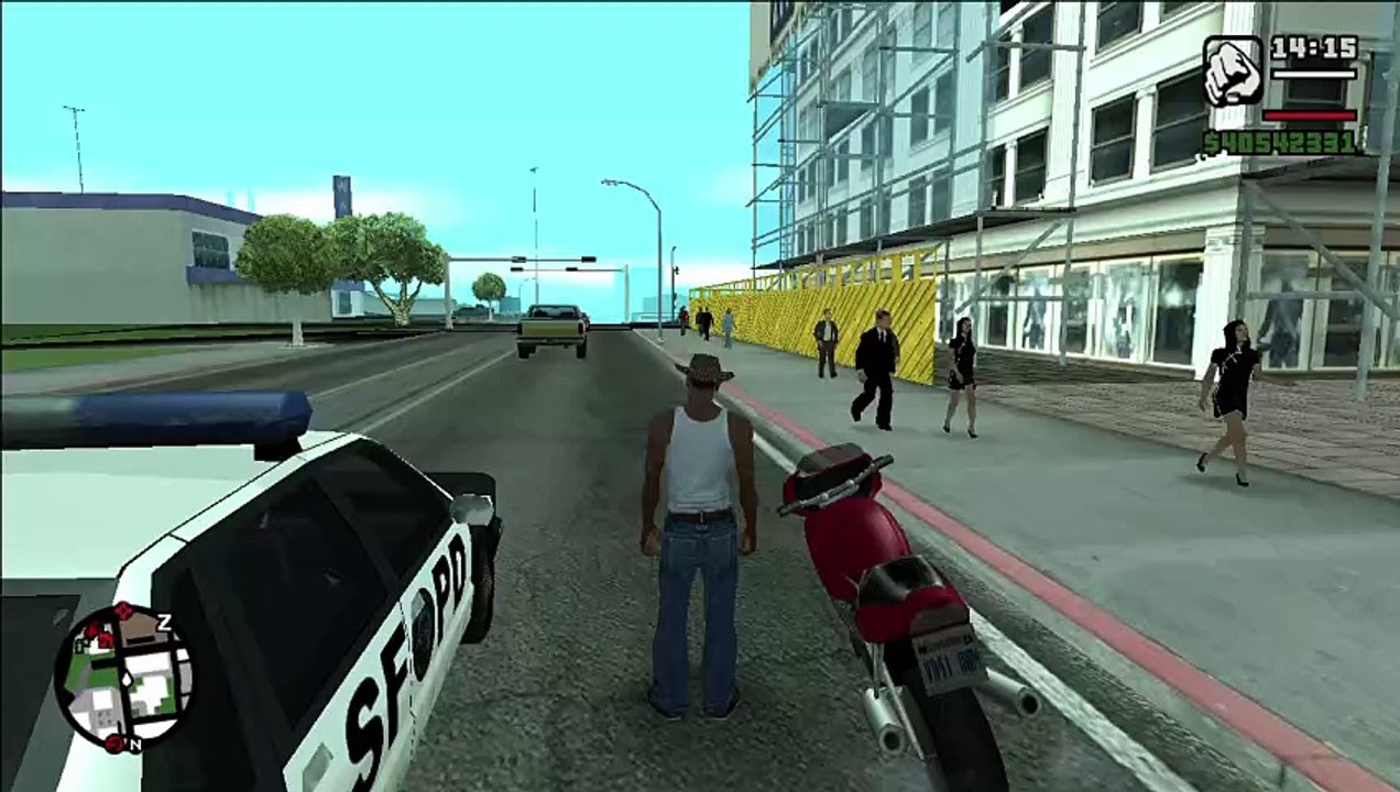 Grand Theft Auto:San Andreas Fighting With People Part 1