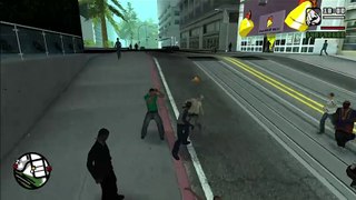 Grand Theft Auto:San Andreas Fighting With People Part 2