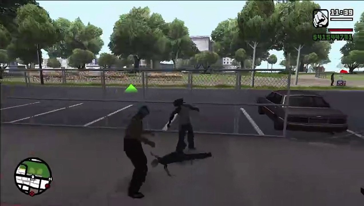 Grand Theft Auto:San Andreas Fighting With People Part 8