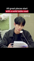 Queen of Tears script reading KimSoohyun KimJiwon ParkSunghoon KwakDongyeon LeeJoobeen | Netflix
