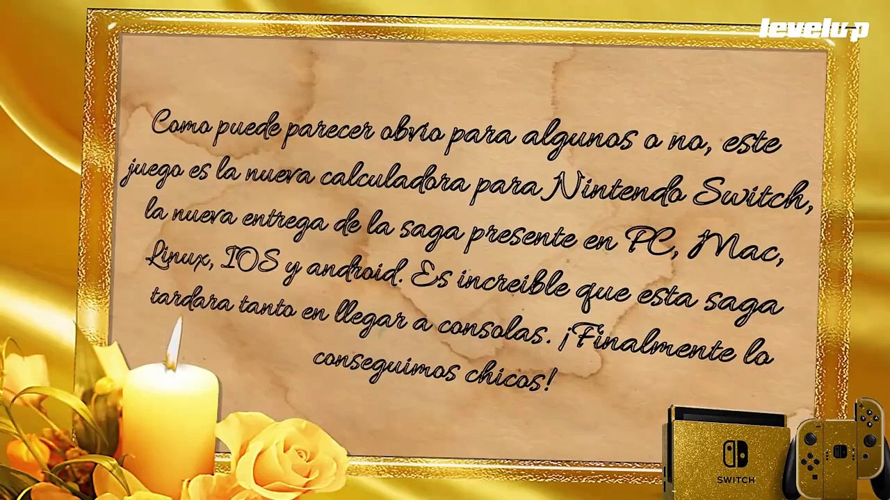 Calculadora para Nintendo Switch - ¿Nuevo GOTY?