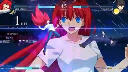 Melty Blood: Type Lumina - Tráiler de Combate "Aoko Aozaki vs. Shiki Tohno"