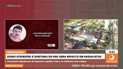 Descargar video: Áudio atribuído à diretora do Hospital Regional de Cajazeiras revolta radialistas: “Pedimos providência”