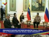 Pdte. Nicolás Maduro recibe en el Palacio de Miraflores al Fiscal General de Rusia Igor Krasnov