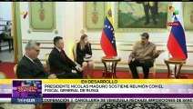 Presidente Maduro recibió al Fiscal General de Rusia