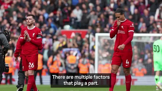 Van Dijk 'can't put a finger' on Liverpool's recent drop in form