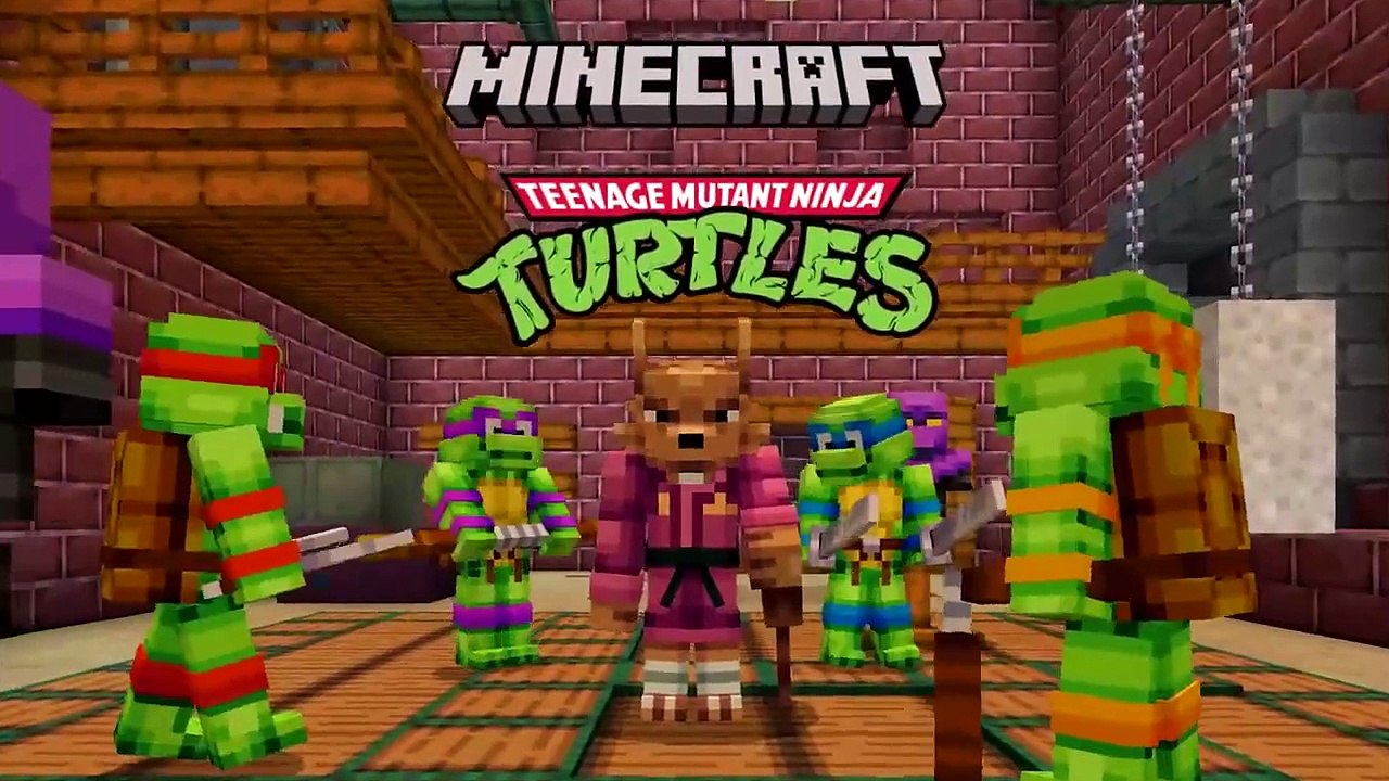 Minecraft X Teenage Mutant Ninja Turtles - Tráiler De Colaboración 