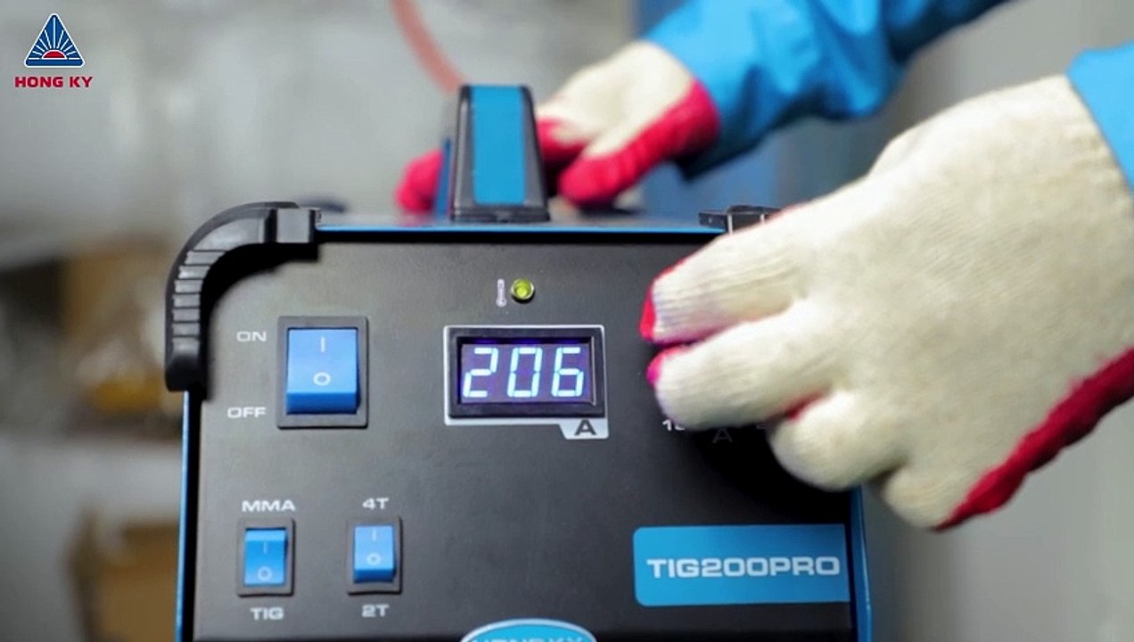 Đập hộp máy hàn TIG200PRO _đỉnh của đỉnh__ Chức năng 4T_2T, khí ra sau_trước, hàn TIG và que vô tư