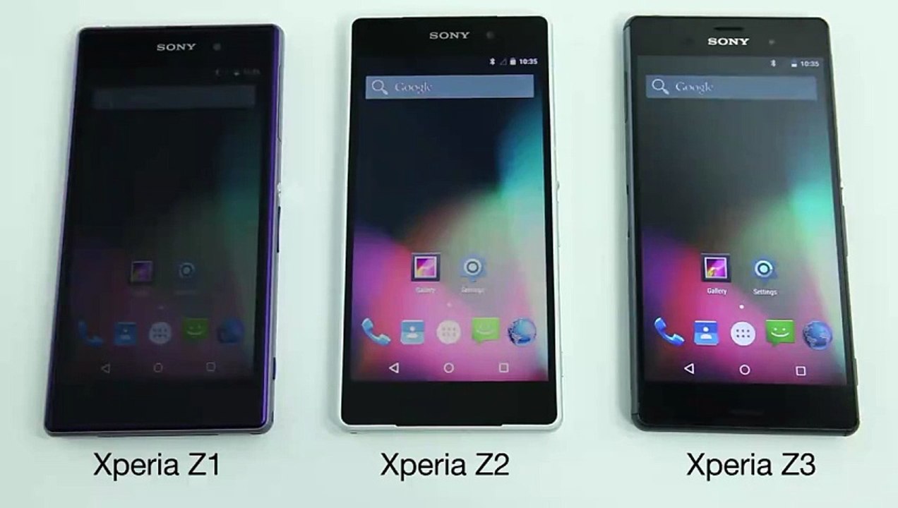 Sony mostró 3 de sus Xperia Z corriendo Android Lollipop