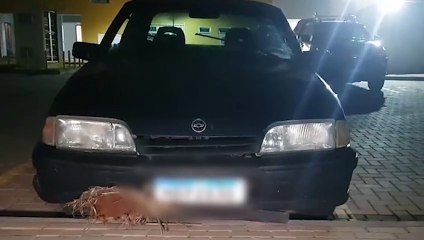 Monza carregado com maconha é apreendido pelo BPFron na BR-163 em Santa Lúcia